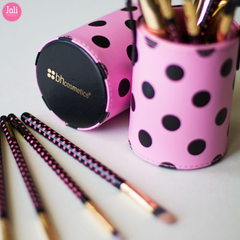 Bộ Cọ Trang Điểm 11 Cây BH Cosmetics Dot Collection Piece Pink A Dot Brush Sets