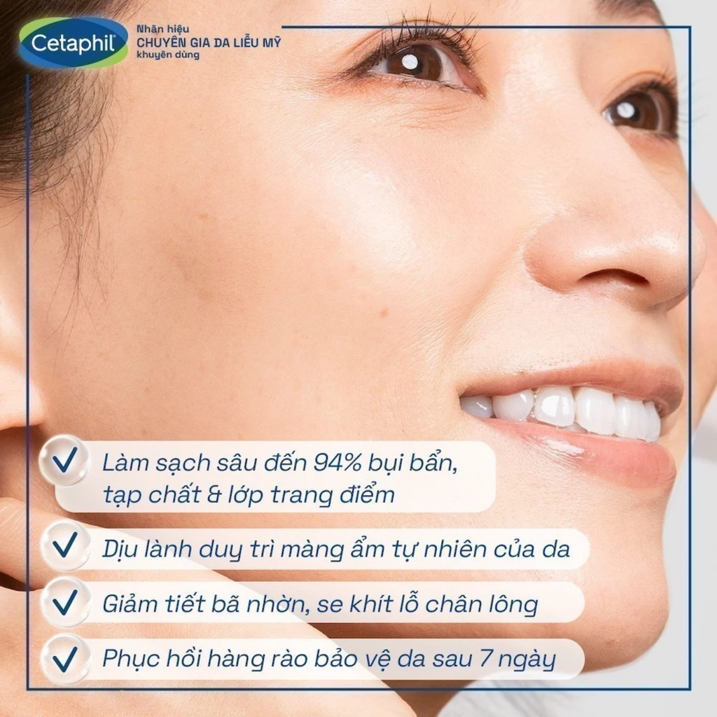 Combo Sữa Rửa Mặt Cetaphil Oily Skin Cleanser 125ml + Kem Chống Nắng Cetaphil Daily Defense Cream 10g