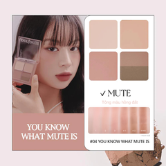 Phấn Mắt 4 Ô Peripera Ink Pocket Shadow Palette