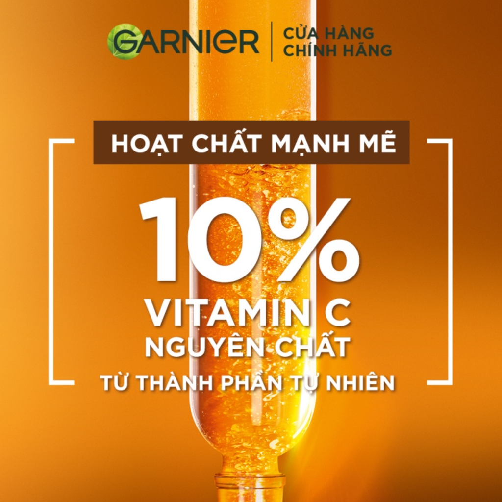 Tinh Chất Dưỡng Sáng Da Giảm Thâm Ban Đêm Garnier Bright Complete Overnight Vitamin C 30ml