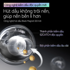 Phấn Phủ Dạng Nén Cho Da Khô Carslan Black Magnet Soft Mist Powder 8g (nắp đen)