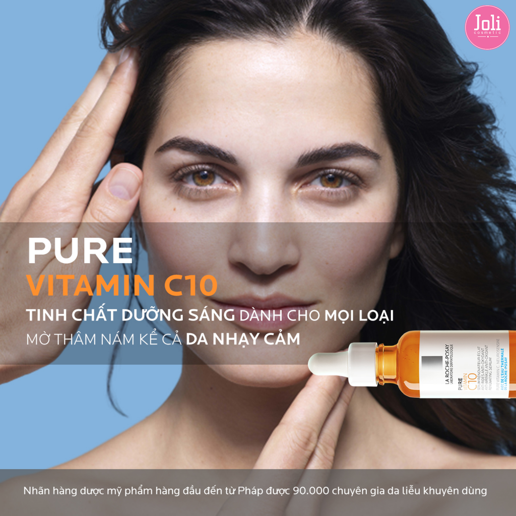 Tinh Chất Làm Sáng Da Và Giảm Thâm Nám La Roche-Posay Redermic Pure Vitamin C10 Serum 30ml