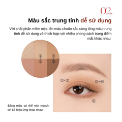 Phấn Mắt 6 Màu Too Cool For School Artclass By Rodin Blending Eyes 8g