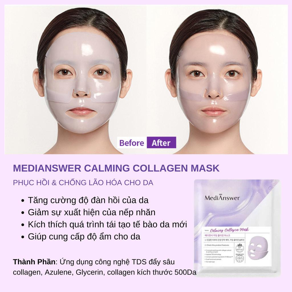 Mặt Nạ Dạng Thạch MediAnswer Collagen Mask 37g