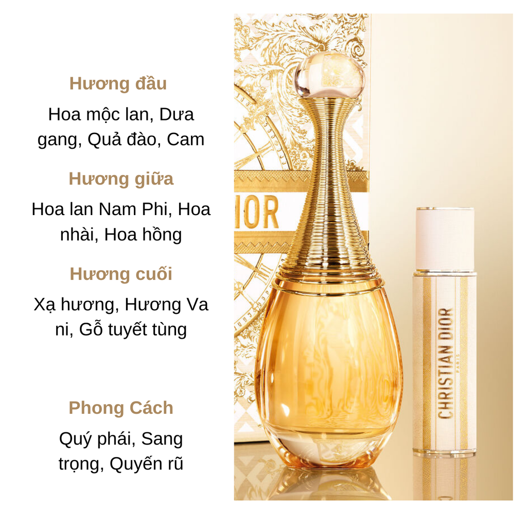 Set Nước Hoa Nữ Christian Dior J'Adore Eau De Parfum (EDP 100ml + EDP 10ml)