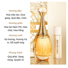 Set Nước Hoa Nữ Christian Dior J'Adore Eau De Parfum (EDP 100ml + EDP 10ml)