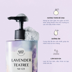 Sữa Tắm Happy Bath Flower Therapy Body Wash Lavender & Tea Tree 760g