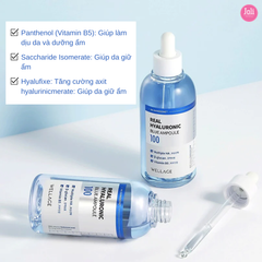 Tinh Chất Cấp Ẩm Phục Hồi Da Wellage Real Hyaluronic Blue Ampoule 75ml