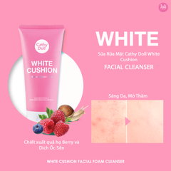 Sữa Rửa Mặt Tạo Bọt Dưỡng Sáng Da Cathy Doll White Cushion Facial Foam Cleanser 120ml