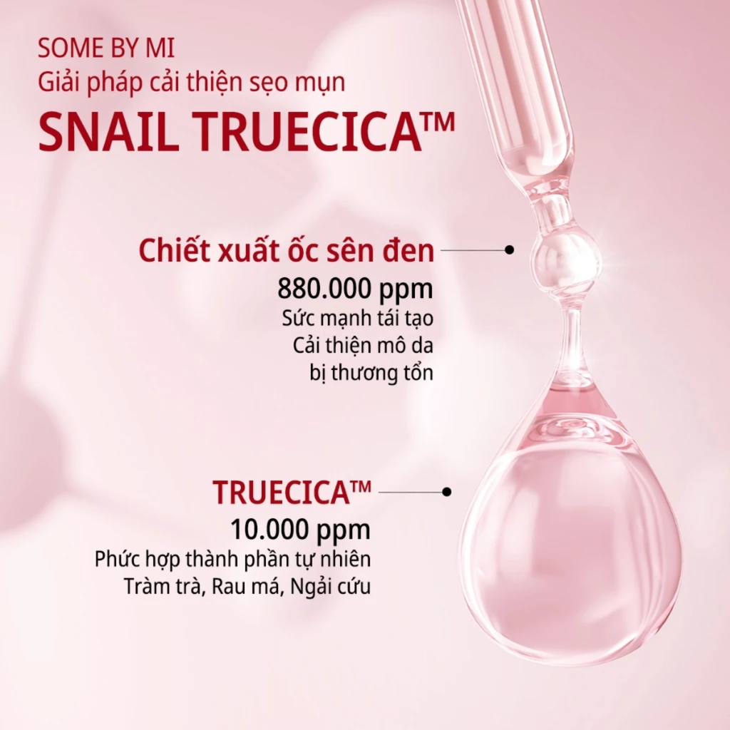 Tinh Chất Phục Hồi Da Mờ Thâm Sẹo Some By Mi Snail Truecica Miracle Repair Serum 50ml