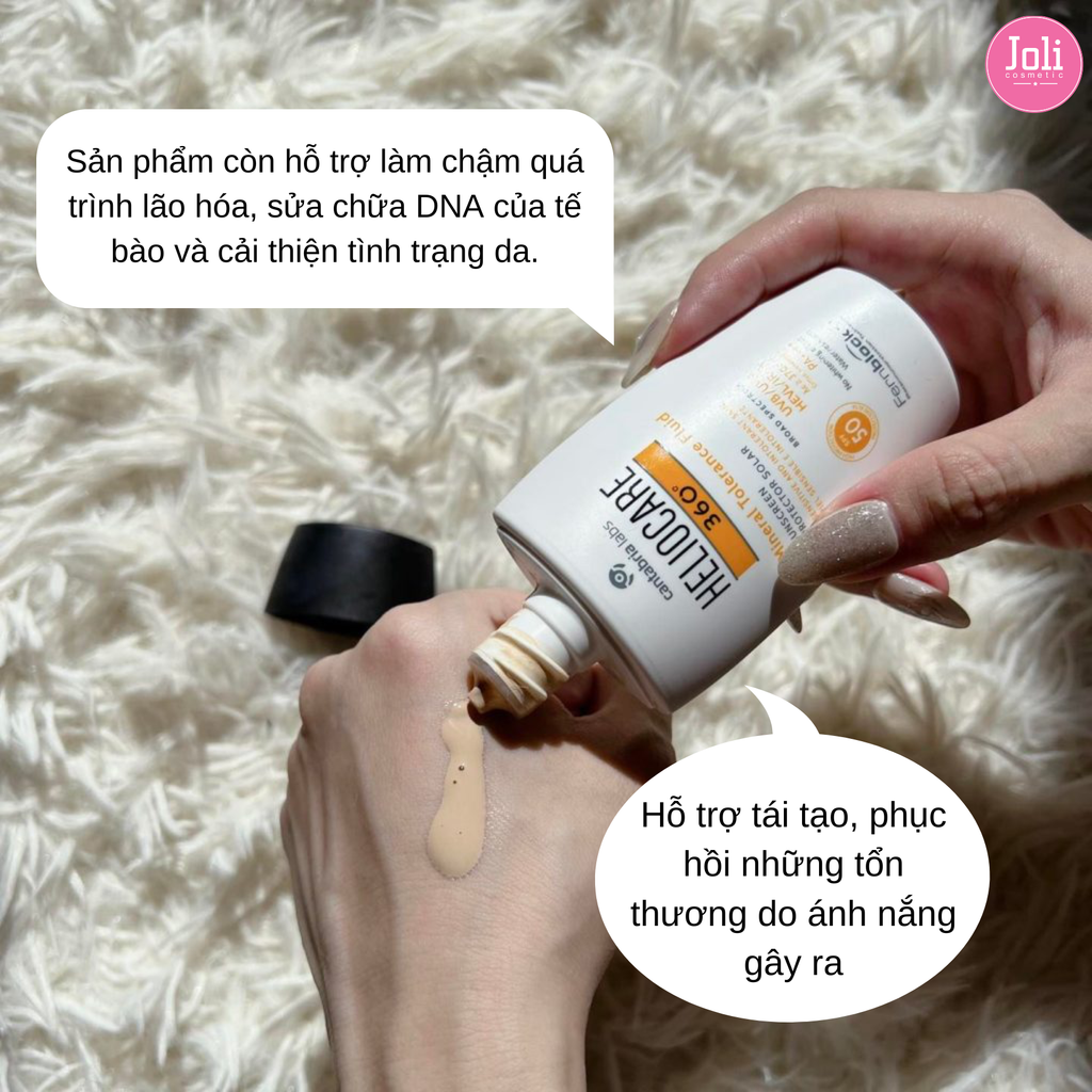 Kem Chống Nắng Heliocare 360° Mineral Tolerance Fluid SPF50 PA++++ 50ml