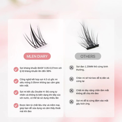 Lông Mi Giả Tách Sợi Hướng Dương Mlen Diary