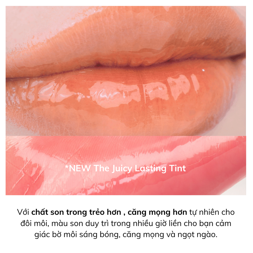 Son Tint Lì Căng Bóng Romand The Juicy Lasting Tint 3.5g