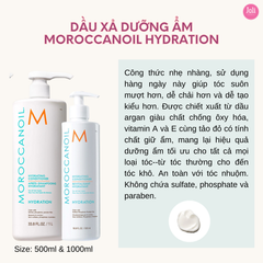 Dầu Gội Xả Dưỡng Ẩm Moroccanoil Hydration