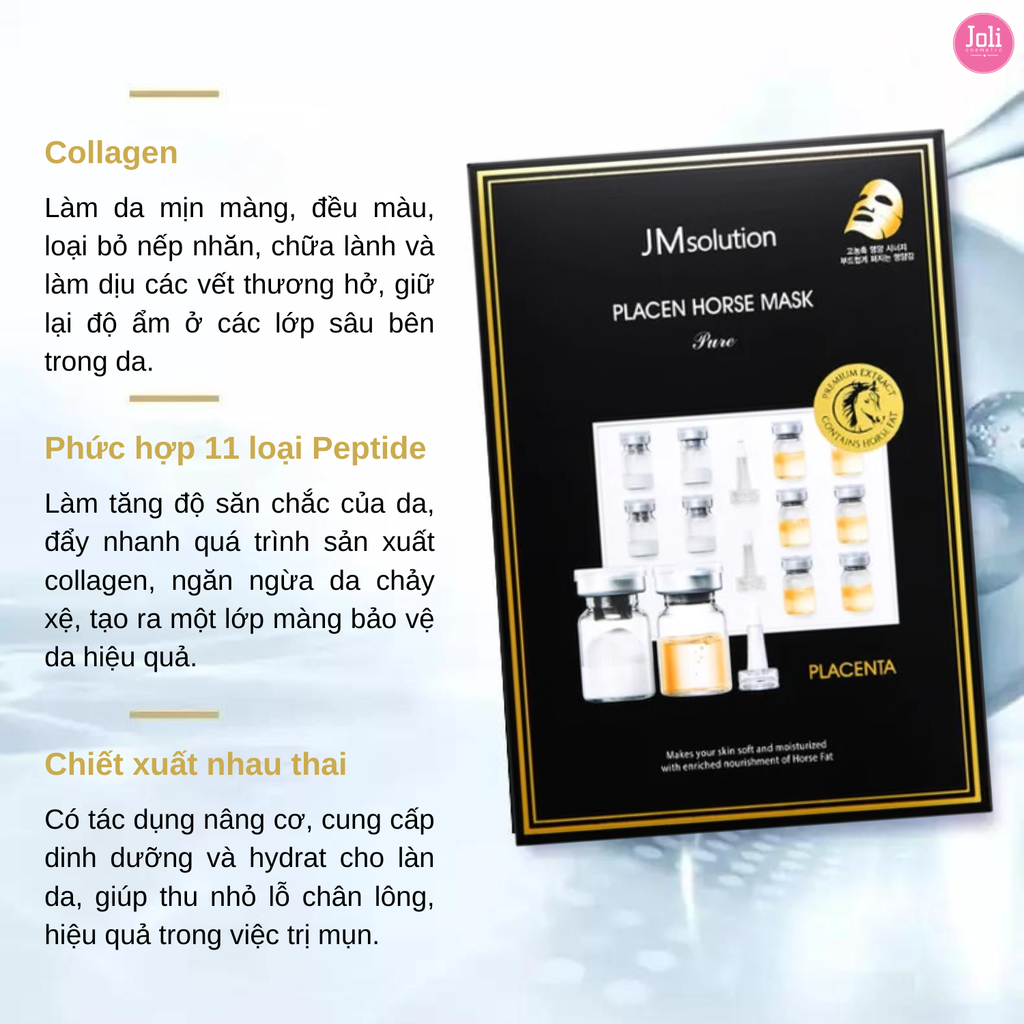 Mặt Nạ Dưỡng Da Săn Chắc Đàn Hồi JMsolution Placen Collagen Mask Pure 30ml