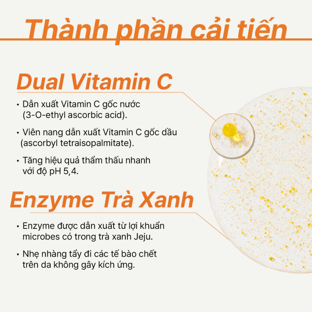 Tinh Chất Dưỡng Sáng Da innisfree Vitamin C Green Tea Enzyme Brightening Serum