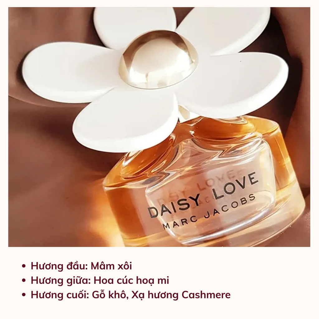 Set Nước Hoa Nữ Marc Jacobs Daisy Love Eau De Toilette (EDT 100ml+ Body Lotion 75ml + EDT 10ml)