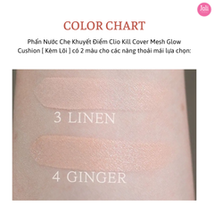 Phấn Nước Che Khuyết Điểm Clio Kill Cover Mesh Glow Cushion SPF50+ PA++++ (Kèm Lõi)