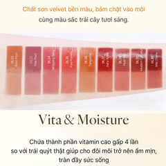 Son Kem Black Rouge Double Layer Over Velvet Sweet Tangerine