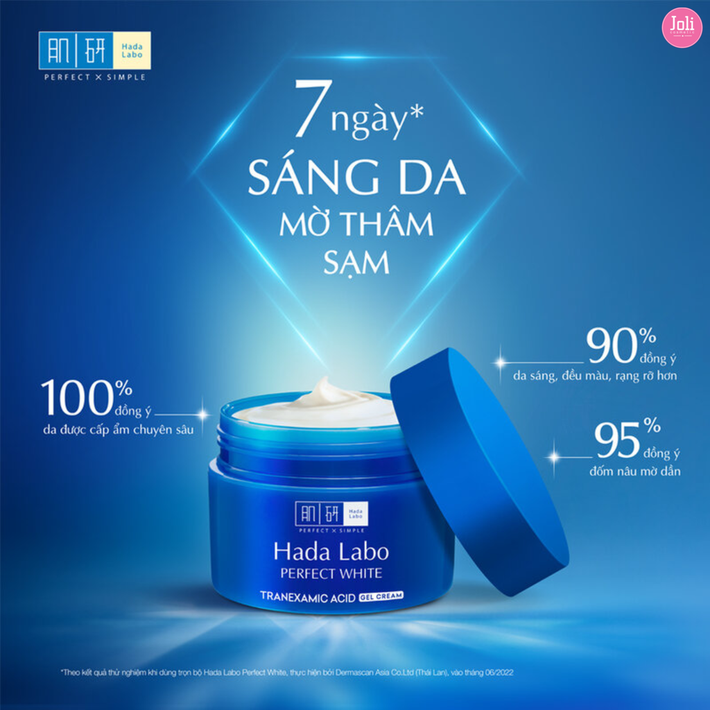 Gel Dưỡng Sáng Da Giảm Thâm Sạm Hada Labo Perfect White Tranexamic Acid Gel Cream 50g