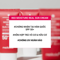 Kem Chống Nắng Cho Da Dầu Mụn Medicube Red Moisture Real Sun Cream 10ml