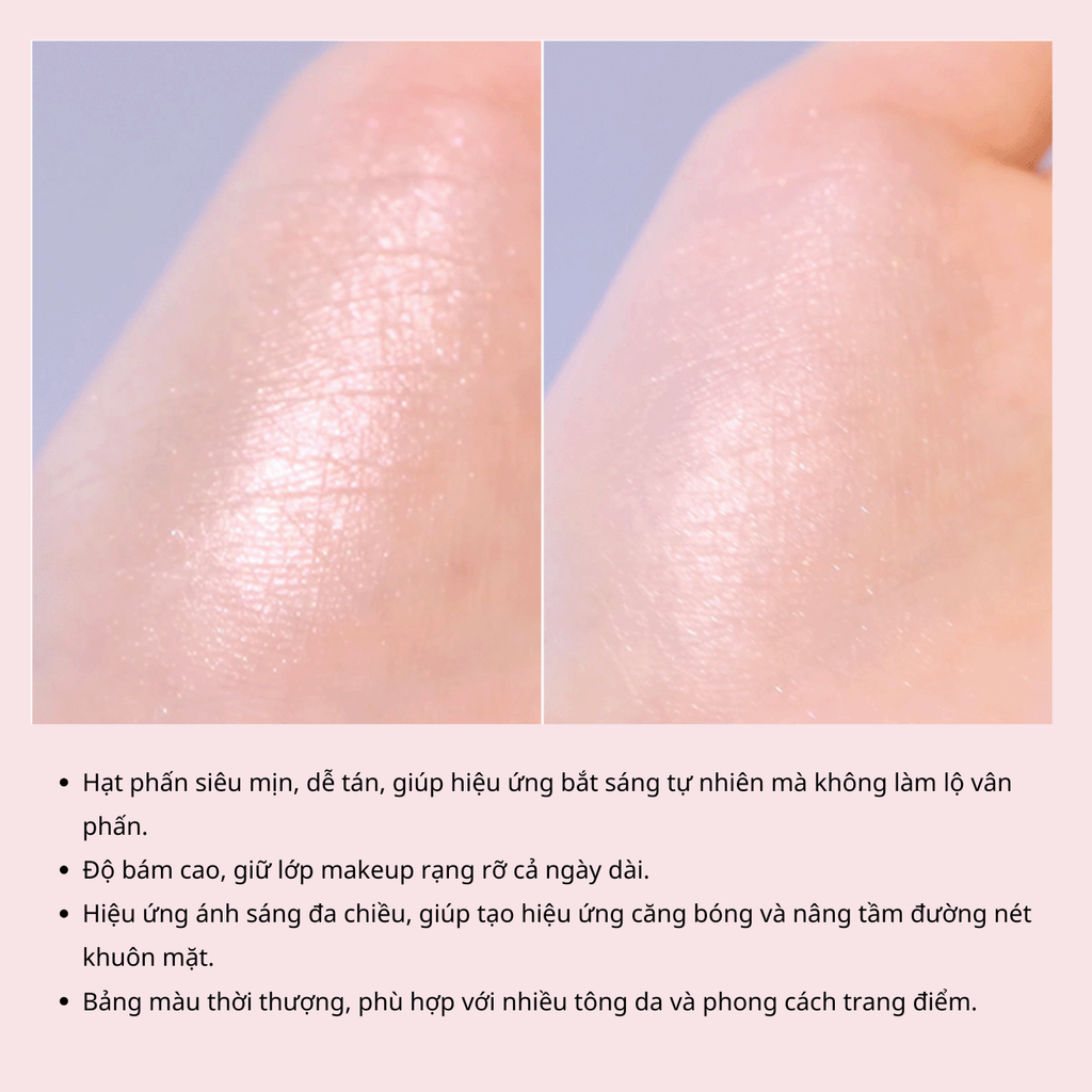 Phấn Bắt Sáng Peripera V Highlighter 8.2g