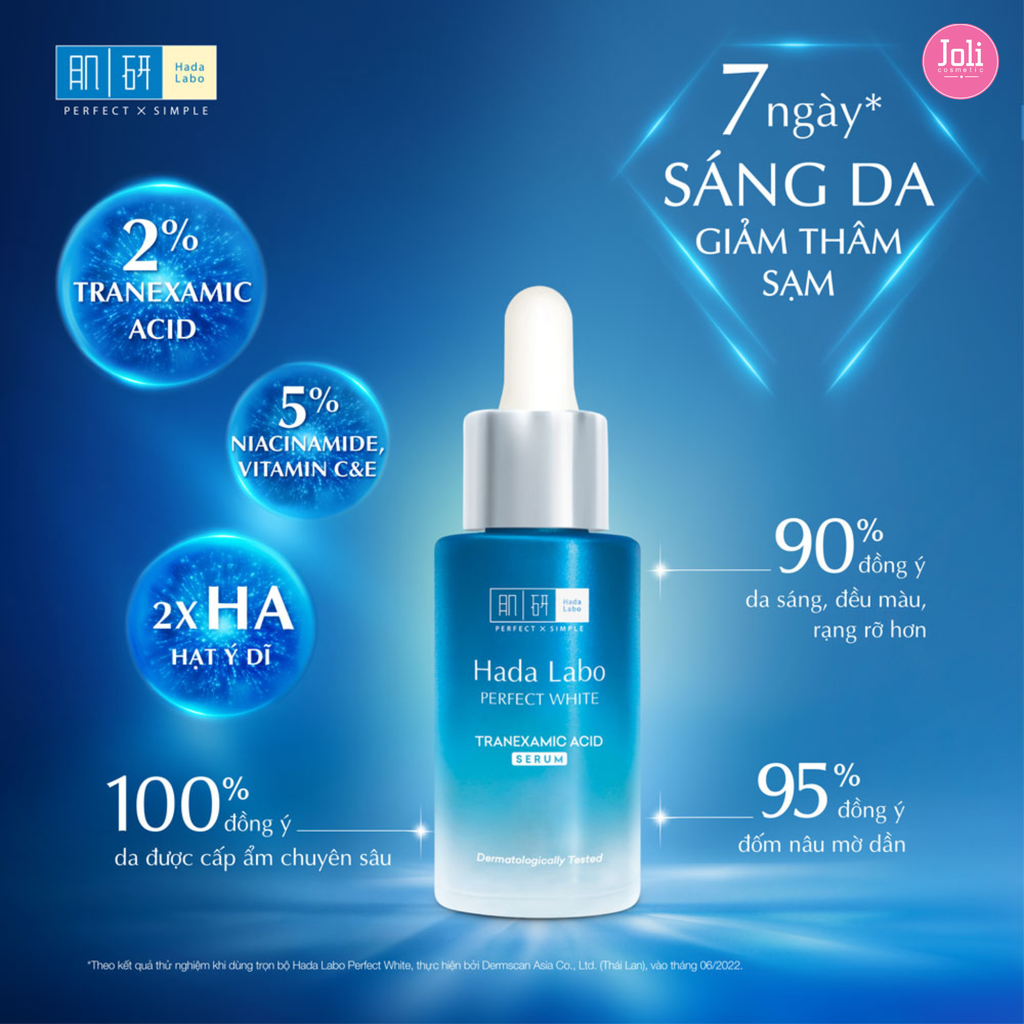 Serum Dưỡng Sáng Da Hada Labo Perfect White Tranexamic Acid Serum 30ml