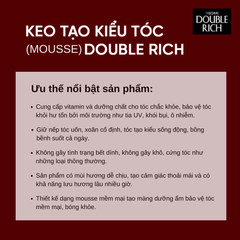 Xịt Tạo Kiểu Tóc Giữ Tóc Cố Định Double Rich Hair Mousse 150ml