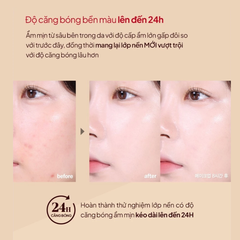 Kem Nền Espoir Be Glow Foundation Set SPF27 PA++ 30g (tặng kem lót Glowrizer Mini + Mút tán nền Fitting Sponge Handy)