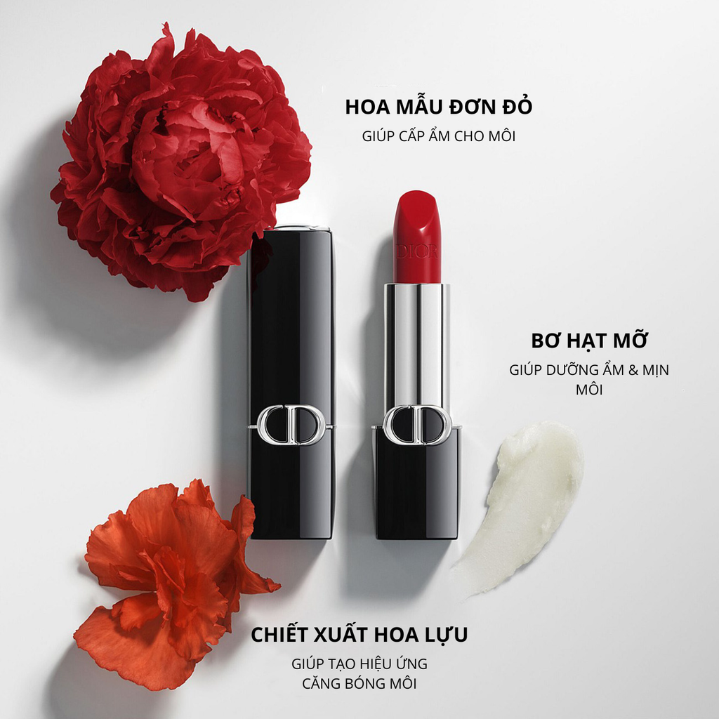 Son Thỏi Dior Rouge Velvet Coutue Colour Liptick 1.5g