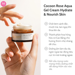 Kem Dưỡng Ẩm Dạng Thạch Hoa Hồng CoCoon Rose Aqua Cream