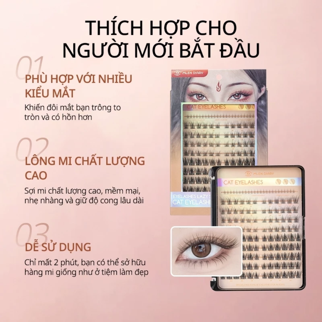 Lông Mi Giả Mắt Cáo Mlen Diary