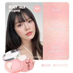 Phấn Má Hồng Bắt Sáng 3CE Blushlighter (tặng kèm cọ)