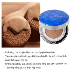Phấn Nước Cấp Ẩm Su:m37 Waterfull CC Cushion Perfect Finish SPF50+ PA+++15gx2 (tặng kèm lõi)