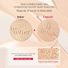 Phấn Nước Espoir Pro Tailor Be Velvet Cover Cushion New Class SPF34 PA++(Tặng kèm lõi)