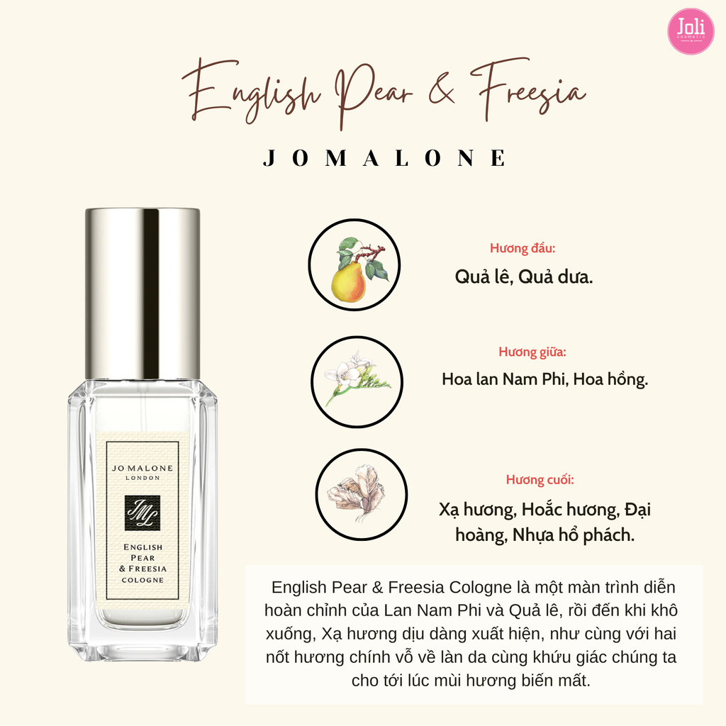 Nước Hoa Nữ Jo Malone London 9ml
