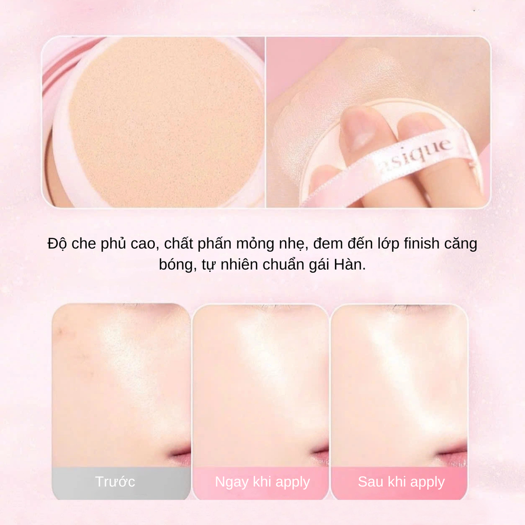 Phấn Nước Dasique Water Dewy Gel Cushion Heart Edition 10g