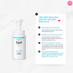 Sữa Rửa Mặt Dạng Bọt Cấp Ẩm Chuyên Sâu Curel Intensive Moisture Care Foaming Wash 150ml