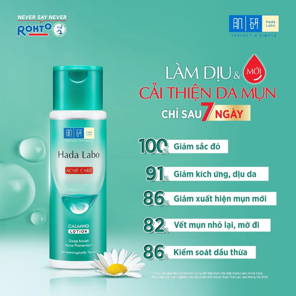 Lotion Dưỡng Ẩm Cho Da Mụn Và Nhạy Cảm Hada Labo Acne Care Calming Lotion 170ml