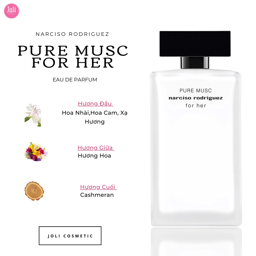 Nước Hoa Nữ Chiết Narciso Rodriguez Pure Musc For Her Eau De Parfum 10ml