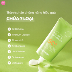 Kem Chống Nắng Dưỡng Ẩm Chiết Xuất Rau Má Prettyskin The Pure Jeju Cica Sun Cream SPF50+ PA++++ 50ml