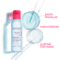 Nước Tẩy Trang Mắt Môi Bioderma Sensibio H2O Eye 125ml