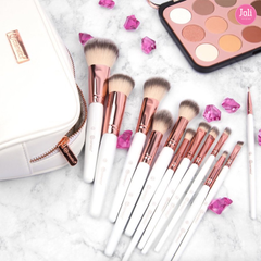 Bộ Cọ Trang Điểm 12 Cây BH Cosmetics Rose Romance Piece Brush Set