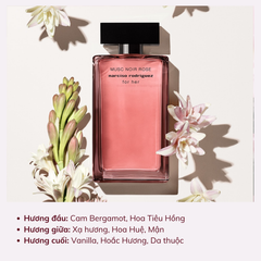 Set Nước Hoa Nữ Narciso Rodriguez Musc Noir Rose For Her (EDP 50ml + Showger gel 50ml + Lotion 50ml)