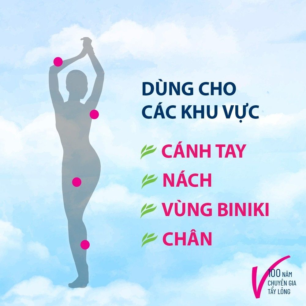 Kem Tẩy Lông Cho Da Nhạy Cảm Veet Hair Removal Cream