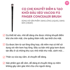 Cọ Che Khuyết Điểm & Tạo Khối Đầu Xéo Vacosi F13 Finger Concealer Brush