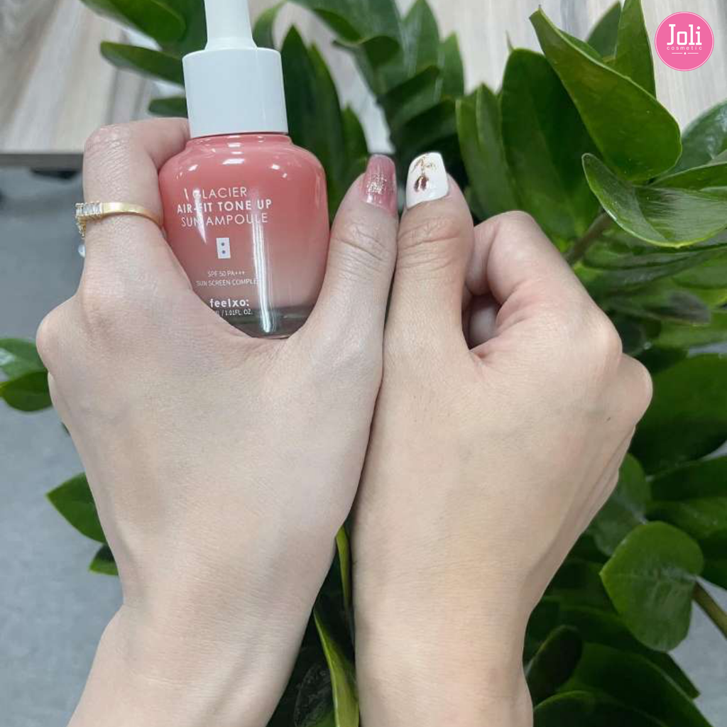 Tinh Chất Chống Nắng Nâng Tông Feelxo Glacier Air-Fit Tone Up Sun Ampoule 30ml