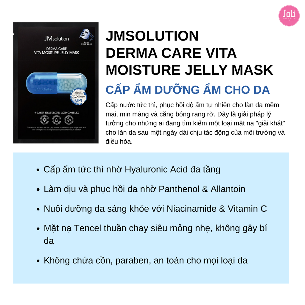 Mặt Nạ JMsolution Derma Care Vita Jelly Mask 30ml