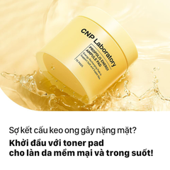 Miếng Bông Dưỡng Ẩm CNP Laboratory Propolis Energy Ampule Pad