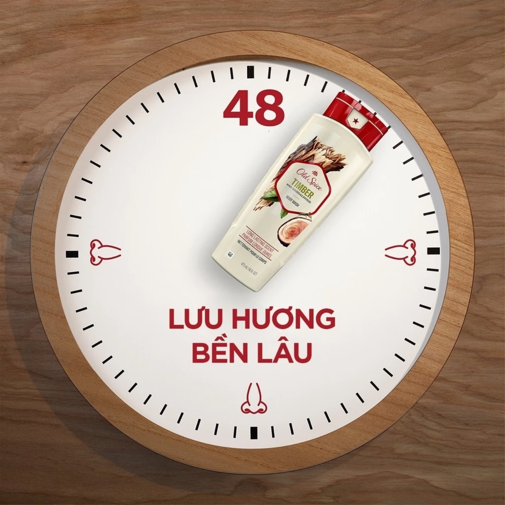 Sữa Tắm Old Spice Timber With Sandalwood Body Wash 532ml
